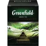 Чай зеленый GREENFIELD Classic Genmaicha, 20пир