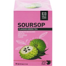 Чай зеленый DOLCE ALBERO с ароматом гравиолы, 20пак в магазинах Лента