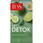 Чай зеленый TESS Get Detox с добавлением чая оолонг байховый, 20пак