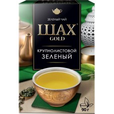 Чай зеленый ШАХ Голд листовой, 90г в магазинах Лента