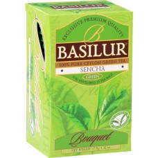 Чай зеленый BASILUR Зеленый сенча, 25пак в магазинах Лента
