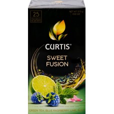 Чай зеленый CURTIS Sweet Fusion арома, 25пак в магазинах Лента
