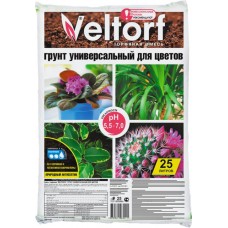 Грунт для цветов VELTORF Универсальный, 25л в магазинах Лента