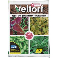 Грунт для декоративно-лиственных растений VELTORF, 5л в магазинах Лента
