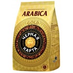 Кофе зерновой ЧЕРНАЯ КАРТА Gold натуральный жареный, 1кг