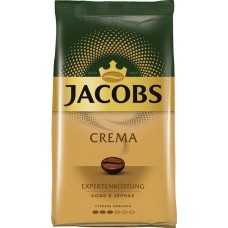 Кофе зерновой JACOBS Crema/Monarch Crema натуральный средняя обжарка, 1кг в магазинах Лента