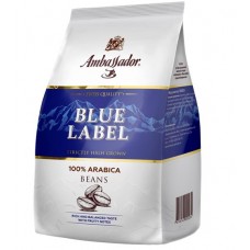 Кофе зерновой AMBASSADOR Blue Label натуральный жареный, 1кг в магазинах Лента