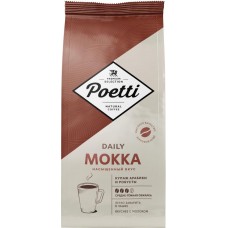 Кофе зерновой POETTI Daily Mokka натуральный жареный, 1кг в магазинах Лента