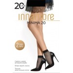 Носки женские INNAMORE Minima 20 den nero, 2пары Носки женские INNAMORE Minima 20 den nero, 2пары