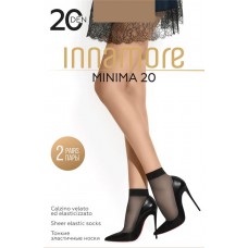 Носки женские INNAMORE Minima 20 den daino, 2пары в магазинах Лента