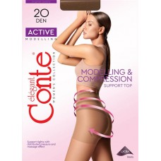 Колготки женские CONTE Active 20 den bronz 2 в магазинах Лента