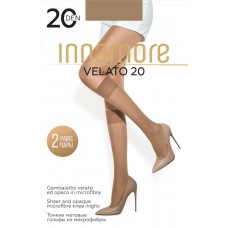 Гольфы женские INNAMORE Velato 20 den, daino, 2пары в магазинах Лента