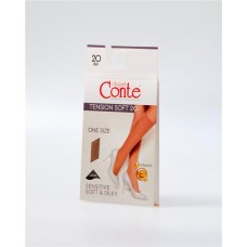 Гольфы женские CONTE Tension Soft 20 den natural Арт. 14С-58СП в магазинах Лента