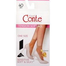Носки женские CONTE Tension Soft 40 den, nero, Арт. 8С-7 СП в магазинах Лента