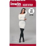 Колготки женские INWIN 150 den, черные 4, cotton, Арт. ХЛ11-395