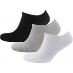 Носки женские INWIN р. 35–37, низкая посадка, цвет белый, серый меланж, черный, Арт. BWS12, 3пары