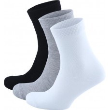 Носки женские INWIN р. 38–40, цвет белый, серый меланж, черный, Арт. BWS03, 3пары в магазинах Лента