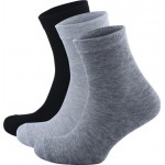 Носки женские INWIN р. 35–37, цвет светло-серый меланж, серый меланж, темно-серый меланж, Арт. BWS04, 3пары