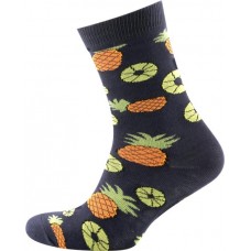 Носки женские INWIN р. 23, 25 черные с ананасами, Арт. BPF21/W01- pineapple в магазинах Лента