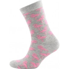 Носки женские INWIN р. 23–25 серые с розовыми фламинго, Арт. BPF21/W01-flamingo в магазинах Лента