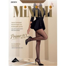 Колготки женские MINIMI Prima 20 с шортиками, 20 den caramello 4 в магазинах Лента