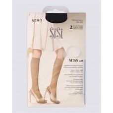 Гольфы женские SISI Miss 20, 20 den nero 0, 2пары в магазинах Лента