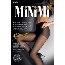Колготки женские MINIMI Milana 40 den nero 5, с шортиками в магазинах Лента