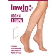 Носки женские INWIN р. 23–25 40 den, nero, Арт. 003 PLS в магазинах Лента
