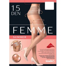 Колготки женские INWIN Femme Summer 15 den bronz 3, Арт. 022 PLT в магазинах Лента