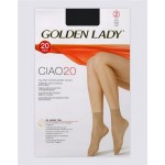 Носки женские GOLDEN LADY Ciao 20 den nero 0, 2пары Носки женские GOLDEN LADY Ciao 20 den nero 0, 2пары