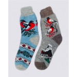 Носки шерстяные женские INWIN р. 35–37, с рисунком, Арт. АВНЖ