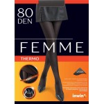 Колготки женские INWIN Femme Thermo 80 den grafit 5