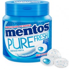 Жевательная резинка MENTOS Pure со вкусом мяты, 100г в магазинах Лента