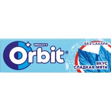 Жевательная резинка ORBIT Сладкая мята, 13,6г в магазинах Лента