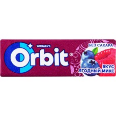 Жевательная резинка ORBIT Ягодный микс, 13,6г в магазинах Лента