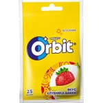 Жевательная резинка ORBIT Клубника Банан, в пакете, 34г