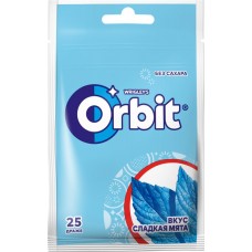 Жевательная резинка ORBIT Сладкая мята, в пакете, 34г в магазинах Лента
