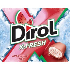 Жевательная резинка DIROL X-fresh Арбузный лед, 16г в магазинах Лента