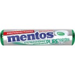 Жевательная резинка MENTOS Pure white со вкусом нежной мяты, 15,5г