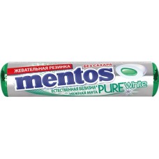Жевательная резинка MENTOS Pure white со вкусом нежной мяты, 15,5г в магазинах Лента