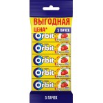 Жевательная резинка ORBIT Клубника банан, 13,6г