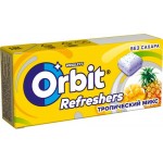 Жевательная резинка ORBIT Refreshers Тропик, 16г