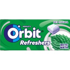 Жевательная резинка ORBIT Refreshers Мята, 16г в магазинах Лента