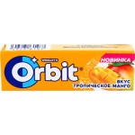 Жевательная резинка ORBIT Манго, без сахара, 13,6г