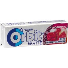 Жевательная резинка ORBIT со вкусом граната и малины, без сахара, 13,6г в магазинах Лента