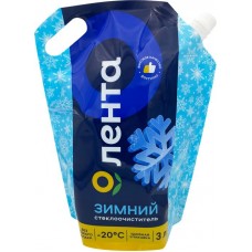 Стеклоочиститель ЛЕНТА Марка 04, до -20 градусов, 3л в магазинах Лента