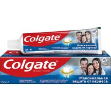 Зубная паста COLGATE Максимальная защита от кариеса Свежая мята с комплексом кальция и фторида и технологий Calcium-lock, 100мл в магазинах Лента