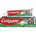 Зубная паста COLGATE Максимальная защита от кариеса Двойная мята с комплексом кальция и фторида и технологий Calcium-lock для укрепления ослабленной эмали, защиты от кариеса и свежего дыхания, 100мл