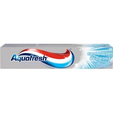 Зубная паста AQUAFRESH Тройная защита Сияющая белизна отбеливающая, 100мл в магазинах Лента
