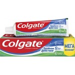 Зубная паста COLGATE Тройное действие Натуральная мята для защиты от кариеса, удаления потемнений с зубов и свежего дыхания, 150мл